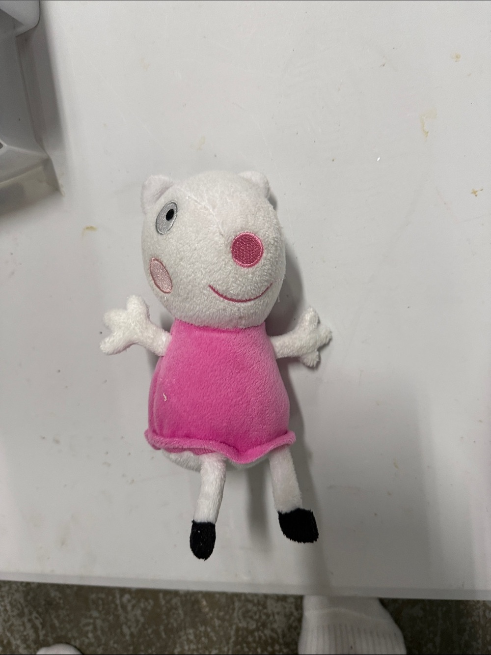 Peppa Pig Pink and White Plush Character Toy